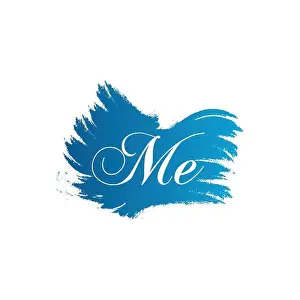Letter M Prints: Initial ME letter Logo Design vector Template. Abstract Letter ME logo Design