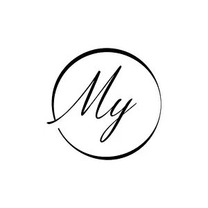 Letter M Prints: Initial MY letter Logo Design vector Template. Abstract Letter MY logo Design