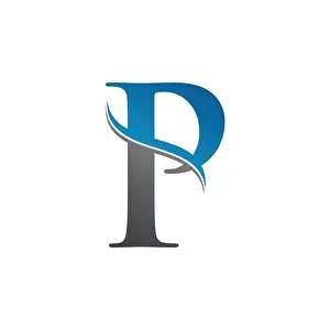 Letter P Prints: Initial Letter P Logo With Creative Modern Business Typography Vector Template