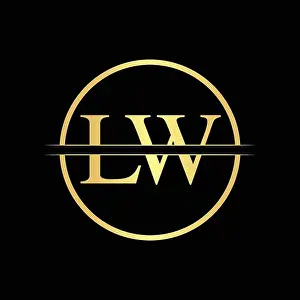 Initials Logo Prints: Initial LW letter Logo Design vector Template. Abstract Letter LW logo Design