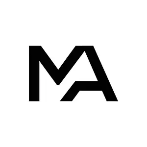Initial MA letter Logo vector Template