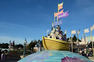 Disney Prints: Inside Disneyland park near Paris, France