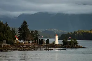 Inside Passage Prints: inside passage, USA, Alaska, lighthouse, trees