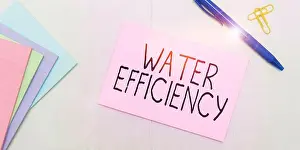 Measuring Prints: Inspiration showing sign Water Efficiency