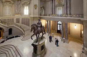 Berlin Germany Prints: interior of Bode Museum, Museum Island, Berlin, Germany