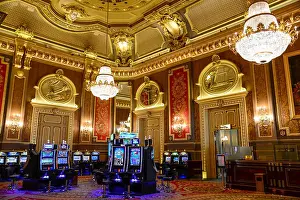 Chandelier Prints: Interior of Casino de Monte-Carlo, Monaco