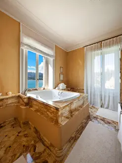 Faucet Prints: Interior of a luxury mansion, beautiful bathroom with jacuzzi