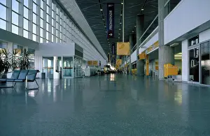 Spacious Prints: Interior from Mirabel International Airport outside Montreal, Quebec, Canada