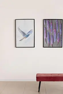 Exposition Prints: Interior of modern art gallery