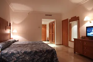 Illuminate Prints: Interior of a modern luxury hotel room