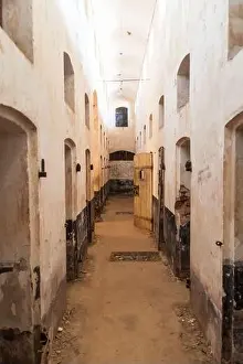 Salvation Prints: Interior of a former prison at Ile Royale