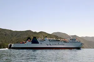 The InterIslander leaving Picton to cross the Cook Strait