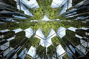 Minas Gerais Prints: Internal view of Olafur Eliasson's viewing machine exhibited at Inhotim, Brazil