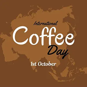 Teacup Prints: International coffee day on world map