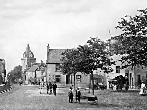 Inverkeithing High Street, Scotland, early 1900s