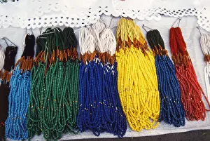 Bead Prints: Iran, Mashhad, Muslim prayer beads (Large format sizes available)