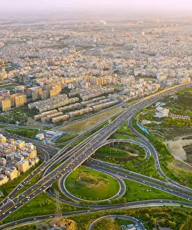 Overpass Prints: Iran road overpass. Tehran