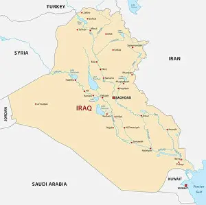 Tigris Prints: Iraq political map