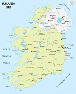 Limerick Prints: Ireland map