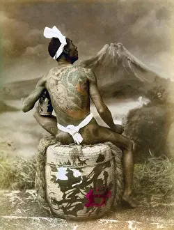 Historical Images Prints: Irezumi (入れ墨, 入墨, 紋身, 刺花, 剳青)