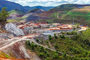 Metals Prints: Iron ore mining in Minas Gerais, Brazil
