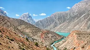 Pamir Prints: Iskanderkul in the Fann Mountains, taken in Tajikistan in August 2018 taken in hdr