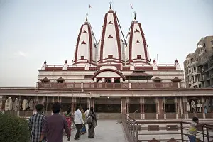 Mandir Prints: ISKCON temple facade, Pune, Maharashtra