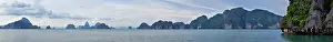 Asia Islands Prints: Island, Ocean views near Phuket Thailand with Blues
