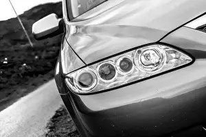 Big Black Prints: Isle of Skye, Scotland, March 2012: Mazda 6 Estate 2005 - Japaneese everlasting petrol engine