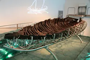 Jesus Prints: Israel, Sea of Galilee, the Ancient Boat in Ginosar