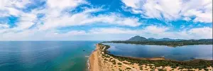 Korfu Prints: Issos beach on Corfu, near Agios Georgios