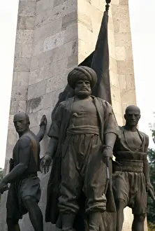 Ottoman Prints: Istanbul Turkey Barbarossa Monument Hizir Barbarossa Was A Turkish Ottoman Admiral In The Ottoman Navy 15th to 16th