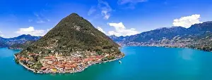 Isola Prints: Italian lakes scenery. Magic Iseo lake