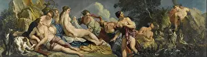 Diana Prints: Italiano: Diana e le ninfe sorprese da Atteone