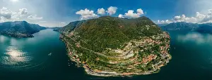 Italy Como Lake drone Air 360 vr virtual reality drone panorama