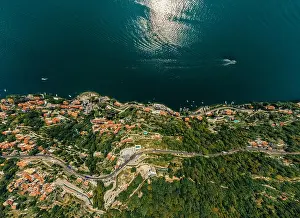 Italy Como Lake drone Air 360 vr virtual reality drone panorama