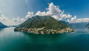 Italy Como Lake drone Air 360 vr virtual reality drone panorama