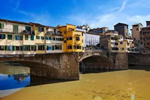 Firenze Prints: Italy. Florence. Bridge Ponte Vecchio