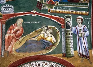 Inside View Prints: Italy. Novalesa Abbey. Chapel of Saint Eldrado and Saint Nicholas