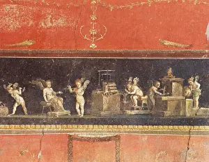 Dining Room Prints: Italy. Pompeii. Triclinium of The House of the Vettii