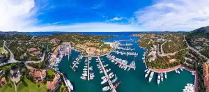 Sardegna Prints: Italy, Sardegna island. Luxury resort town Porto Cervo