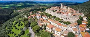 Stone Hill Prints: Italy travel and landmarks. Capalbio - charming small traditional top hill village (borgo) in Tuscany