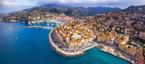 Santo Prints: Italy, Tuscany summer destination- beautiful coastal town Porto Santo Stefano