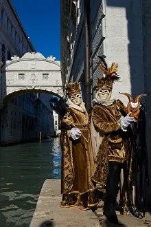 Headpiece Prints: Italy, Veneto, Venice, Carnival