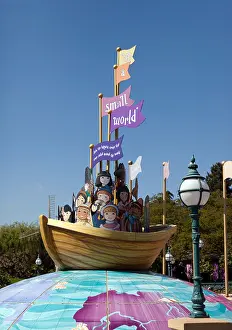 Theme Park Prints: It's a Small World, a musical boat ride located in the Fantasyland area of Disneyland