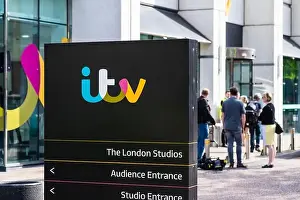 Southbank Prints: ITV London Studios, Southbank, London, England, U.K
