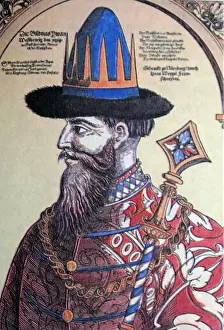 1530 Prints: Ivan the Terrible (1530 - 1584) Tsar of Russia
