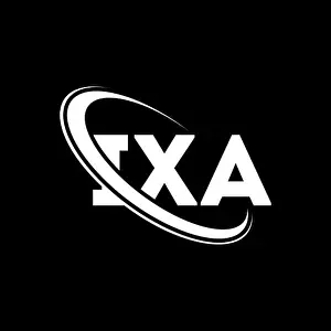 Linked Prints: IXA logo. IXA letter. IXA letter logo design