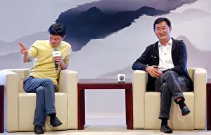 Assurance Prints: Jack Ma Yun, left, Chairman of Alibaba Group