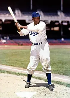 Robinson Prints: Jackie Robinson, American Baseball Legend